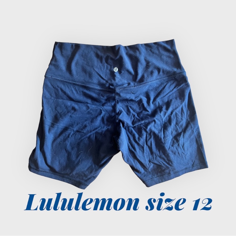 Lululemon size 12 align shorts 8” black